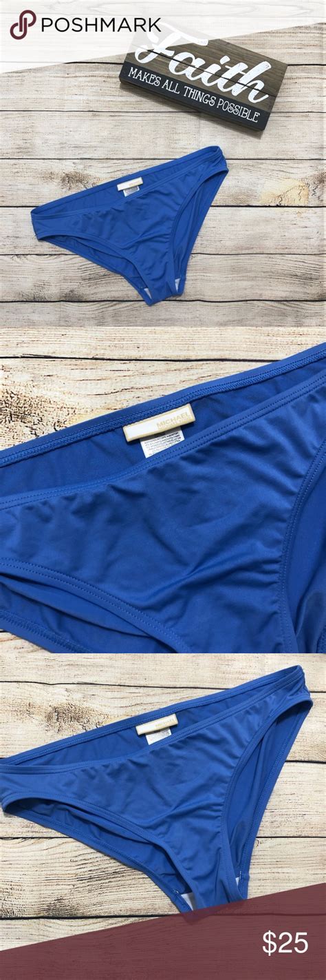 michael kors swimwear men blue|Michael Kors bikini bottom swimwear.